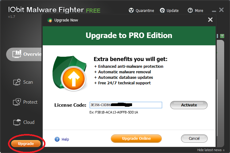 IObit Malware Fighter Pro 9.3.0.744 Key With Crack [Latest] Download