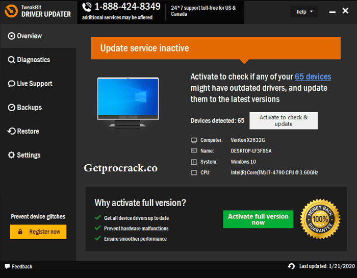 TweakBit Driver Updater 2.2.9 Crack [Latest 2022] Free Download