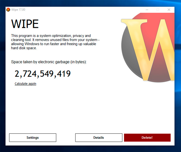 Wipe Pro 2022.24 Crack With License Key Latest Free Download