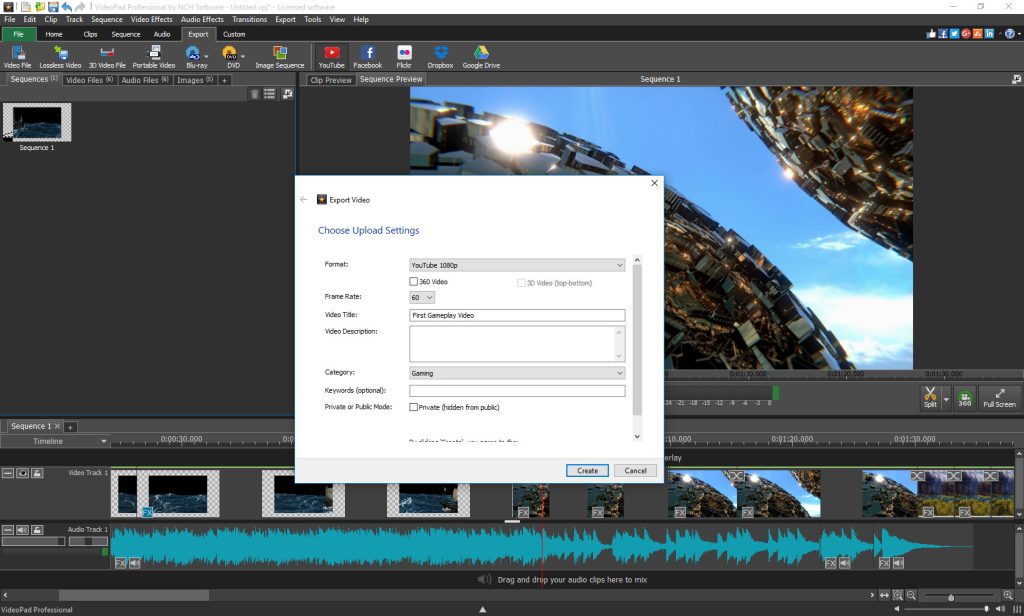 VideoPad Video Editor Pro 12.07 Crack & Keygen Latest 2022