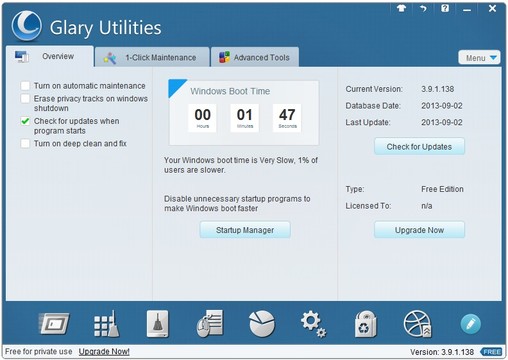 Glary Utilities 5.196.0.225 Activation Key Free Download 2022