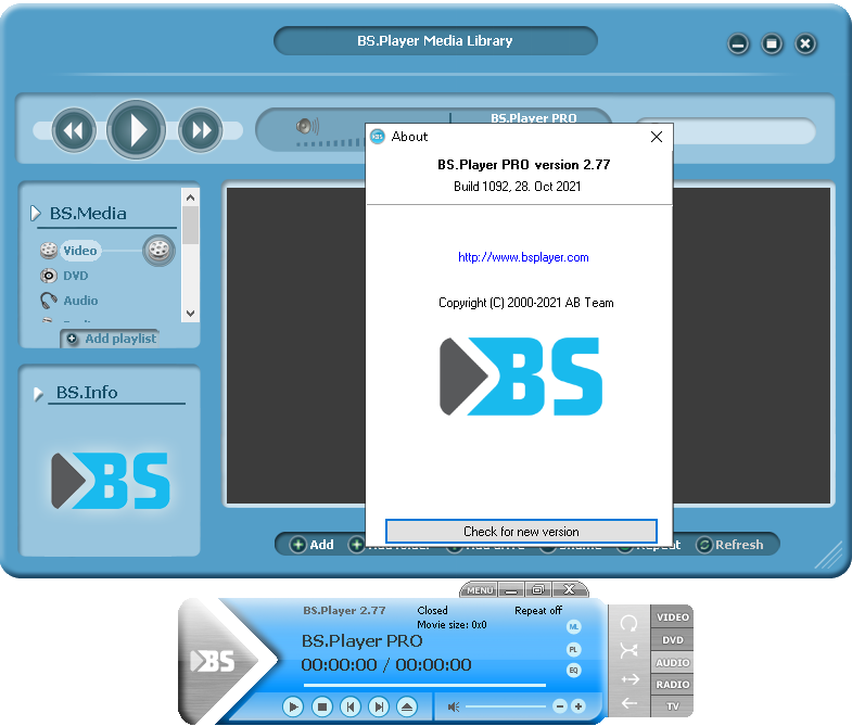 BS.Player Pro 3.18 Crack With Serial Key Free Download [2023]