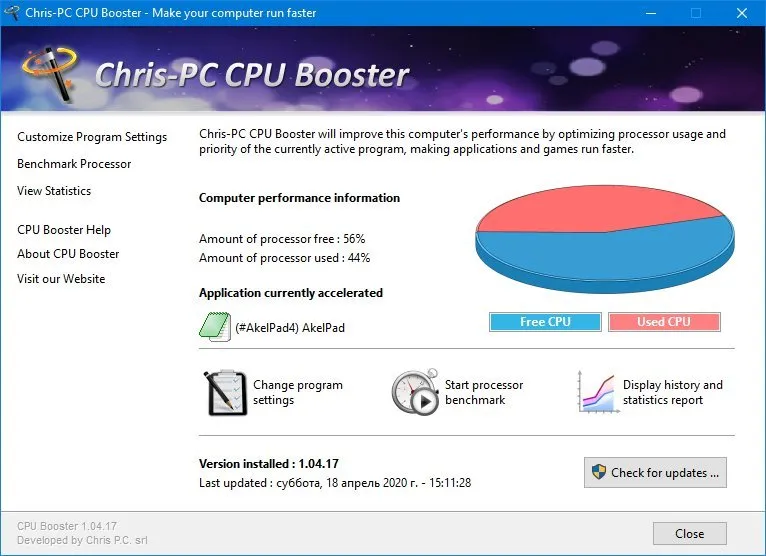 ChrisPC CPU Booster 2.12.04 Crack + Serial Key 2023 [Latest]