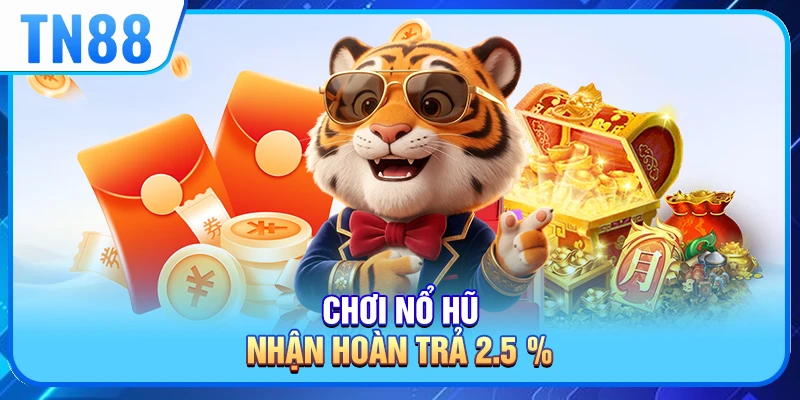 Tn88 nổ hũ hoàn trả 2.5% cho người chơi
